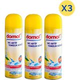 Domol Tuvalet Temizleyici Köpük Limon Özlü 500 ml x 3 Adet - Sarı