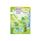 Domol WC Kokusu Klozet Blok, Limon Ferahlığı, 5 Kat Güç, 2'li Set