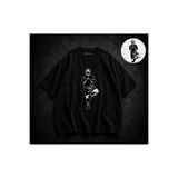 dompulerimoda Mohammed Salah M Salah Baskılı Oversize Unisex Beyaz Tişört