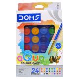 Doms Doms Sulu Boya 24 Renk 23mm Çap 7428