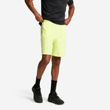 Domyos Erkek Fermuarlı Cepli Spor Şortu - Neon Sarı