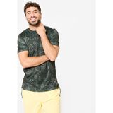 Domyos Erkek Haki Bisiklet Yaka Spor Tişörtü - Fitness - 2XL
