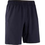 Domyos Erkek Lacivert Spor Şortu 120 - Fitness Kardiyo - 2XL - Mavi - Siyah