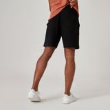 Domyos Erkek Siyah Fitness Şortu 500 - Essentials