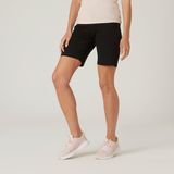 Domyos Fit+ 500 Fitness Kadın Siyah Regular Spor Şortu
