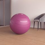 Domyos Fitness Hafif Antrenman Bordo 75 cm Pilates Topu