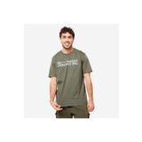 Domyos Fitness Haki Yeşil Düz Kesimli Spor Erkek T-Shirt