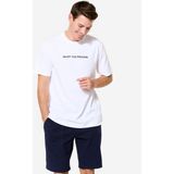 Domyos Fitness Ultra Beyaz Düz Kesimli Spor Erkek T-Shirt