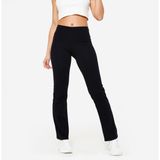 Domyos Kadın Siyah Evaze Kesim Spor Taytı - Fitness - 2XL