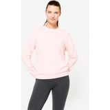 Domyos Kadın Sweatshirt - Yuvarlak Yaka - Açık Pembe