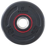 Domyos Kauçuk Ağırlık Plakası - 1,25 Kg - 28 Mm Sap