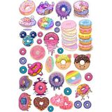 Donat Sticker Telefon Laptop Notebook Tablet Defter Matara Stiker Etiket ST422
