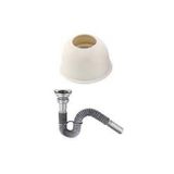Donau lüx paslanmaz gri lavabo ve Evye sifonu 32 mm çıkışlı