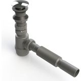 Donau Pop-Up Taslı Körüklü Lavabo Sifonu Ø 32 mm DONAU 321-112