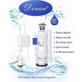 Donau Tuna 3/6 Lt Çift Basmalı Rezervuar Iç Takımı – Sessiz Dolum, Ayarlanabilir - Beyaz