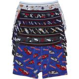 Dondeza 6 Adet Erkek Çocuk Desenli Boxer %90 Cotton Renkli Konforlu Tasarım - 1 Yaş