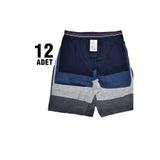 Dondeza Aldeza 551 Erkek Çocuk Boxer, 12'li Paket, Düz Desen, Lacivert, 5-6 Yaş