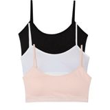 Dondeza Kadın Siyah Beyaz Ten Yarım Atlet Büstiyer, 3'lü Set, L/XL Beden