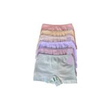 Dondeza Tutku Pastel Renk Fitilli Kız Çocuk Boxer Külot 6'lı - Renkli - 7 Yaş