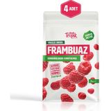 Dondurularak Kurutulmuş Frambuaz 18 G | Freeze Dried Meyve Cipsi | Çıtır Meyve Kurusu | 4 Adet - 18 gr