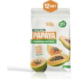 Dondurularak Kurutulmuş Papaya 20 G | Freeze Dried Meyve Cipsi | Çıtır Meyve Kurusu | 12 Adet - 20 gr