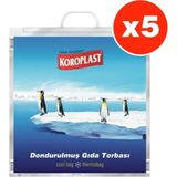 Dondurulmuş Gıda Torbası x 5 Adet (50*52 Cm) - 50 x 52 cm