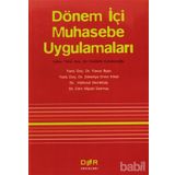 DÖNEM İÇİ MUHASEBE UYGULAMALARI - MUSTAFA ÇANAKÇIOĞLU