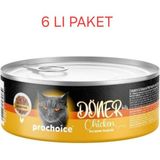 Döner Bites Sos İçinde Tavuk Etli Yetişkin Kedi Konservesi 70Gr- 6 Lı Paket