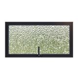 Döner havalandırma penceresi, Metal Saplı Döner Dikdörtgen Sundurma Penceresi, Su Dalgalanma Camı, Banyo, Bodrum, Restoran için İdeal - 60x40 cm Pivot Lomberler