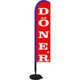 Döner Yelken Bayrak (75X400CM)