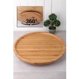 Dönerli Bambu Sunum Tabağı 30 Cm Royaleks-Ds3030