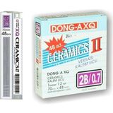 Dong-A Ceramics 0,7mm 2B Min Versatil Kalem Uç 12'li Tüp Yüksek Karbonlu Koyu Renkli