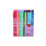 Dong-A My Color Brush Çift Uçlu Keçeli Kalem 24lü