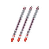 DONG-A My Gel 0.5mm Kırmızı Ince Iğne Uçlu Jel Kalem 3 Adet (Kırmızı)