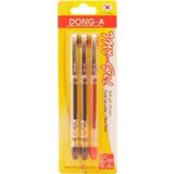 Dong-a My-gel İğne Uçlu Kalem 3'lü Blister 0.5 MM 2siyah/1kırmızı