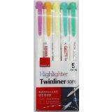 Dong-A Twinliner Soft Fosforlu Kalem 5 Li Set