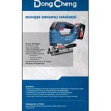 Dong Cheng Akülü Dekupaj Testere 20 Volt Çift Akü