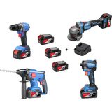 Dongcheng DCKIT39 Profesyonel Set (4’lü) 20 V Li-on Akülü Vidalama Tork Ayarı ve Şarjlı Özellik