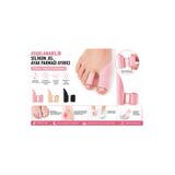 DONGGUAN Ayarlanabilir Silikon Jel Ayak Parmağı Ayırıcı – Halluks Valgus Destekleyici | Bunyon Düzeltici Ayak Başparmağı Ayırıcı | Yumuşak ve Esnek Jel Tasarım | Günlük Ayak Bakımı İçin | 1 Çift Pembe