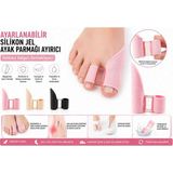 Dongguan Toy Dongguan Ayarlanabilir Silikon Jel Ayak Parmağı Ayırıcı – Halluks Valgus Destekleyici | Bunyon Düzeltici Ayak Başparmağı Ayırıcı | Yumuşak ve Esnek Jel Tasarım | Günlük Ayak Bakımı Için | 1 Çift - Renk : Pembe