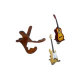 Donizetti Gitaristlerin Tercihi - Klasik - Akustik - Elektro Uyumlu Ahşap Gitar Standı Kahverengi