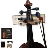 Donizetti Keman Stand + Tel Takımı+ Reçine Rosin + Köprü Tam Boy +Ahşap Susturucu Full Aksesuar Seti