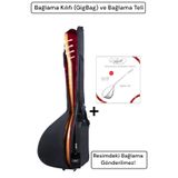 Donizetti Profesyonel Su Geçirmez 20 Mm Pedli Soft Case Kısa Sap Bağlama Saz Kılıfı Tel Takım