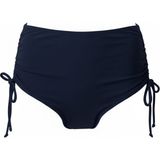 Donlaritta Büyük Beden Yüksek Bel Toparlayıcı Bikini Altı 42-44-46-48-50- 52 Beden - Lacivert