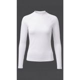 Donlaritta Kadın Uzun Kollu Mayo Yüzücü Üst - Güneş Uv Koruyucu Rash Guard - 36 - Beyaz