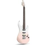 Donner DMT-66 Elektro Gitar (Pink-White Gradient)