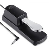 Donner DSP-001 Sustain pedal, klavye, piyano, sustain pedal, dijital piyano, MIDI klavye için, elektronik ve polarite şalterli evrensel amortisör ayak pedalı