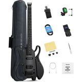Donner Hush x Lıve Traveller Elektro Gitar (Siyah) - standart - Çok Renkli