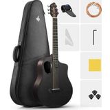 Donner Rısıng-G1 Carbon Fiber Akustik Gitar Seti (Kahverengi)