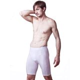 Dono 1150 Beyaz Likralı Erkek Uzun Boxer